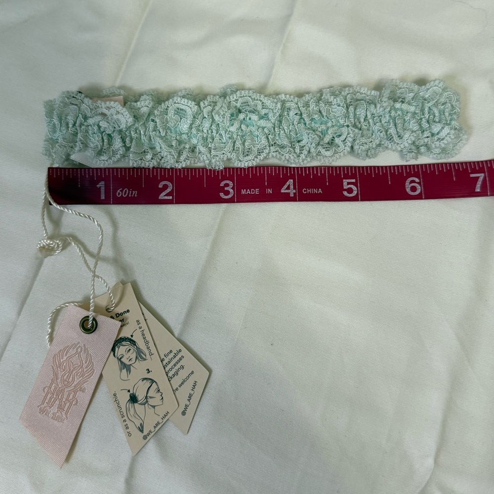 We are HAH One and Done Garter in Something Blue One Size - Picture 3 of 5